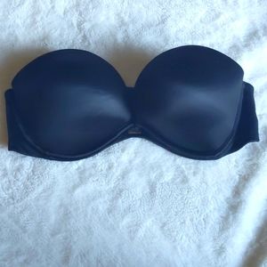 Victoria's Secret black strapless. 36C
